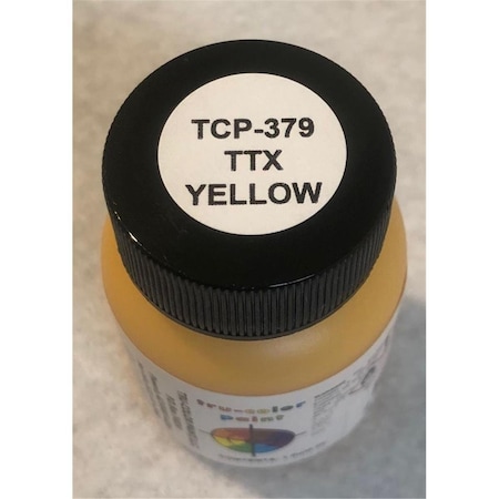 Tru-Color Paint 1 oz 3D Acrylic Paint, TTX-Yellow TCP9379